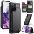 For Samsung Galaxy S20+ CaseMe C22 Card Slots Holder RFID Anti-theft Phone Case(Black) - free shipping - PMC Jewellery - Order now!