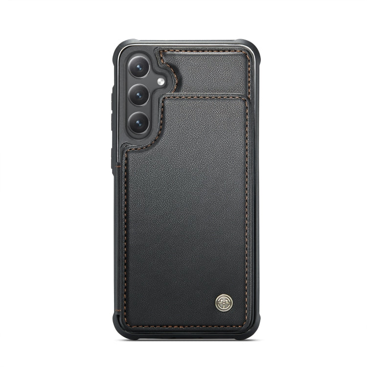 For Samsung Galaxy S23 FE 5G CaseMe C22 Card Slots Holder RFID Anti-theft Phone Case(Black)