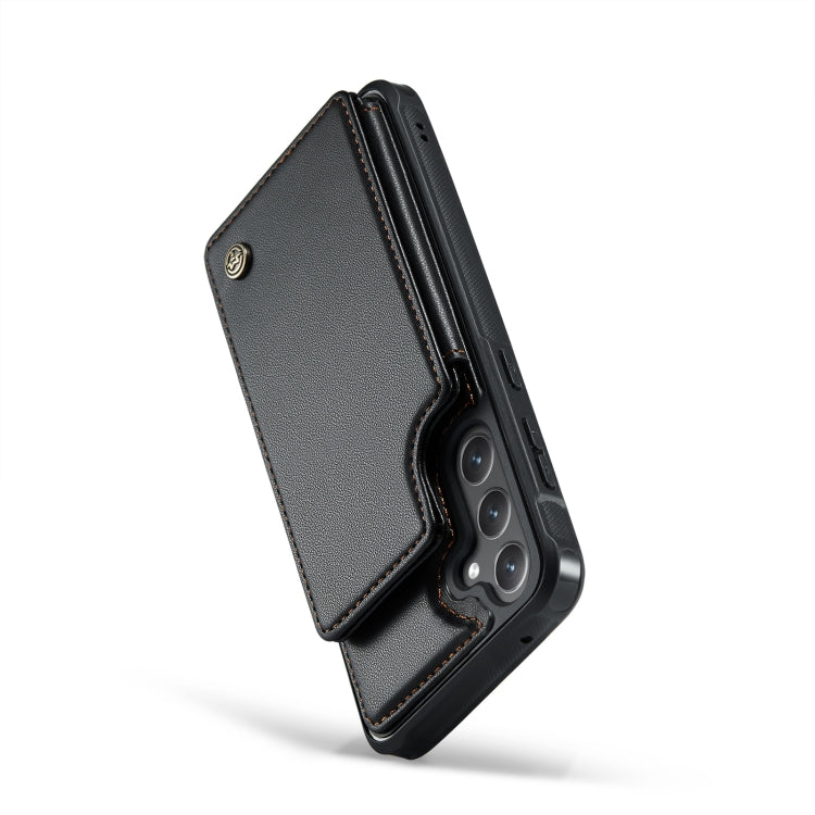 For Samsung Galaxy S23 FE 5G CaseMe C22 Card Slots Holder RFID Anti-theft Phone Case(Black)