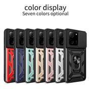 For Xiaomi 13T/13T Pro/Redmi K60 Ultra Sliding Camera Cover Design TPU Hybrid PC Phone Case(Silver)