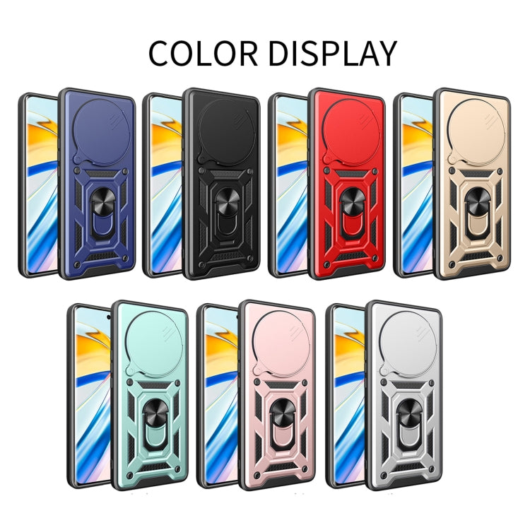 For Xiaomi Redmi A3 Sliding Camera Cover Design TPU Hybrid PC Phone Case(Red)
