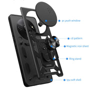 For Xiaomi Redmi A3 Sliding Camera Cover Design TPU Hybrid PC Phone Case(Red)