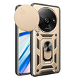 For Xiaomi Redmi A3 Sliding Camera Cover Design TPU Hybrid PC Phone Case(Gold) - Xiaomi Cases by PMC TechLife | Online Shopping South Africa | PMC TechLife | Buy Now Pay Later Mobicred