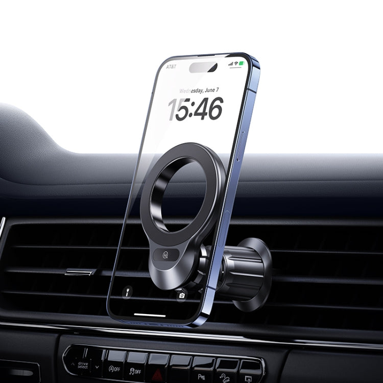 USAMS US-ZJ075 Magnetic Car Air Vent Phone Holder(Black)