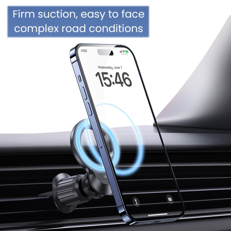 USAMS US-ZJ075 Magnetic Car Air Vent Phone Holder(Black)