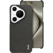 For Huawei Pura 70 imak Ruiyi Series Cloth Texture PU + PC Phone Case(Black)