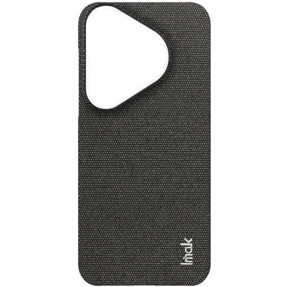 For Huawei Pura 70 imak Ruiyi Series Cloth Texture PU + PC Phone Case(Black)