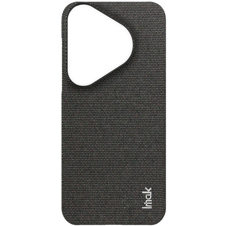 For Huawei Pura 70 imak Ruiyi Series Cloth Texture PU + PC Phone Case(Black)