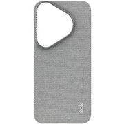 For Huawei Pura 70 imak Ruiyi Series Cloth Texture PU + PC Phone Case(Light Grey)