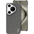 For Huawei Pura 70 imak Ruiyi Series Cloth Texture PU + PC Phone Case(Dark Grey) - Huawei Cases by imak | Online Shopping South Africa | PMC Jewellery | Buy Now Pay Later Mobicred