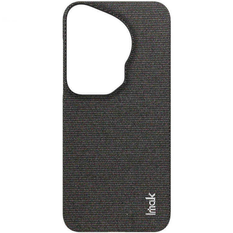 For Huawei Pura 70 Ultra imak Ruiyi Series Cloth Texture PU + PC Phone Case(Black)