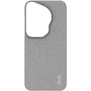 For Huawei Pura 70 Ultra imak Ruiyi Series Cloth Texture PU + PC Phone Case(Light Grey)