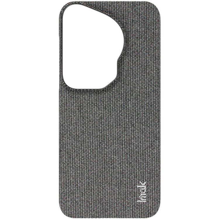 For Huawei Pura 70 Ultra imak Ruiyi Series Cloth Texture PU + PC Phone Case(Dark Grey)