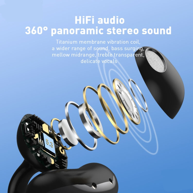 Hileo Hi82 TWS Wireless Bluetooth In-ear Sports Noise Reduction Earphone(White)
