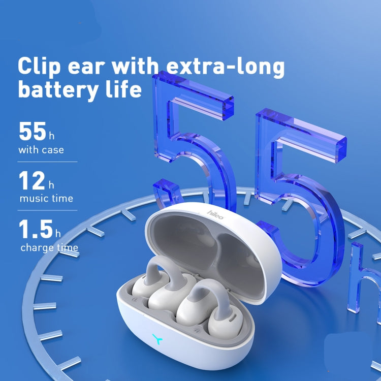 Hileo Hi82 TWS Wireless Bluetooth In-ear Sports Noise Reduction Earphone(White)