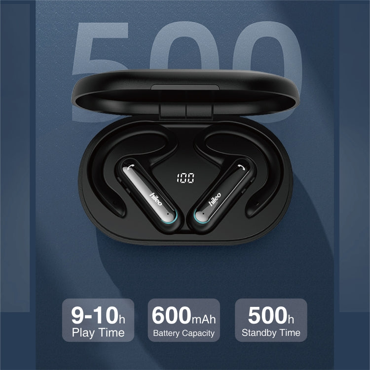 Hileo Hi90 TWS Wireless Bluetooth IPX4 Water-resistant Earphone(Black)