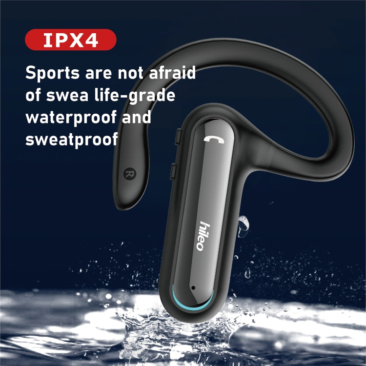 Hileo Hi90 TWS Wireless Bluetooth IPX4 Water-resistant Earphone(Black)