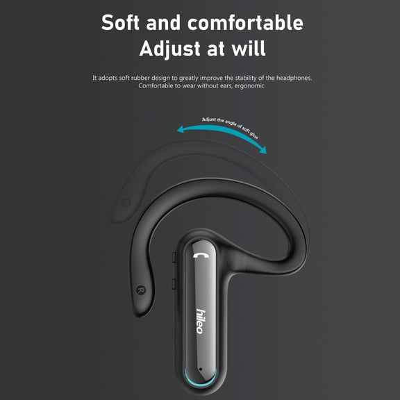 Hileo Hi90 TWS Wireless Bluetooth IPX4 Water-resistant Earphone(Black)
