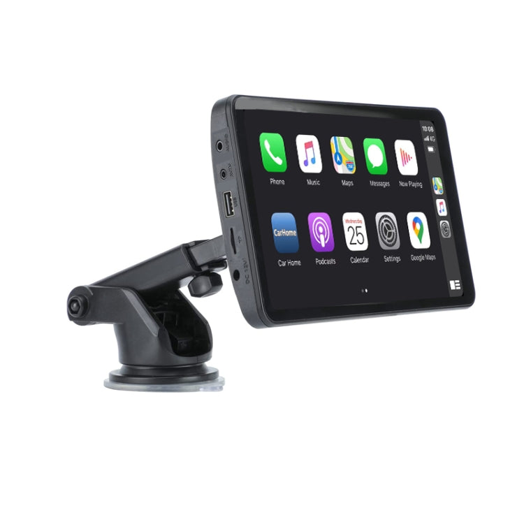 X70-1 Car 7 inch IPS Portable Smart Screen Wireless Screen Projection Carplay Android Auto(Black)