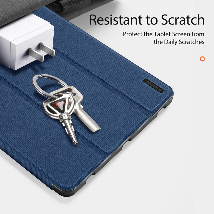 For Samsung Galaxy Tab S10+ DUX DUCIS Domo Series Magnetic Flip Leather Tablet Case(Blue)