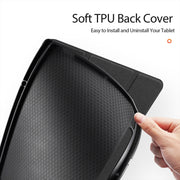 For Samsung Galaxy Tab S10 Ultra DUX DUCIS Domo Series Magnetic Flip Leather Tablet Case(Black)