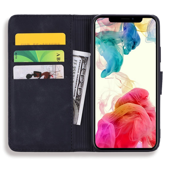 For iPhone 16 Mandala Embossed Dual-Fold Calf Leather Phone Case(Black)