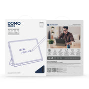 For Lenovo Yoga Tab Plus DUX DUCIS Domo Series Magnetic Flip Leather Tablet Case(Blue)