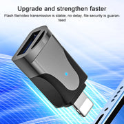 USB to 8 Pin Multifunction OTG Apapter(Silver)