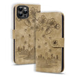 For iPhone 16 Pro Max Cartoon Sakura Cat Embossed Leather Phone Case(Brown) - free shipping - PMC TechLife - Order now!