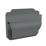 3073 Napa Texture Leather Car Removable Glasses Storage Bag(Grey)