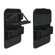 4041 Napa Texture Leather Car Seat Back Storage Bag Folding Dining Table(Black) - Stowing Tidying by PMC TechLife | Online Shopping South Africa | PMC TechLife | Buy Now Pay Later Mobicred