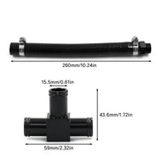 F09215 For Subaru EJ20/EJ25 Car Engine Cylinder Coolant Pipe Set(Black)