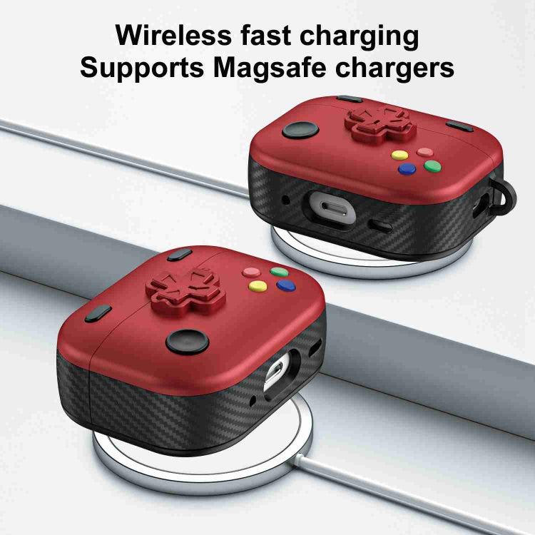 For AirPods Pro 2 Game Console Shape Wireless Earphones Protective Case(Yellow)