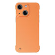 For iPhone 14 Plus Frameless Metallic Paint Hybrid PC Phone Case(Orange) - free shipping - PMC TechLife - Order now!