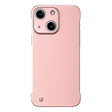 For iPhone 14 Frameless Metallic Paint Hybrid PC Phone Case(Rose Gold) - iPhone 14 Cases by PMC TechLife | Online Shopping South Africa | PMC TechLife | Buy Now Pay Later Mobicred