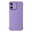 For iPhone 12 Frameless Metallic Paint Hybrid PC Phone Case(Deep Purple) - iPhone 12 / 12 Pro Cases by PMC TechLife | Online Shopping South Africa | PMC TechLife | Buy Now Pay Later Mobicred
