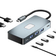 BYL-2312 Type-C to HDMI 4K 30Hz + USB3.0 + PD100W Docking Station HUB - USB HUB by PMC TechLife | Online Shopping South Africa | PMC TechLife | Buy Now Pay Later Mobicred