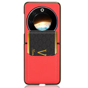 For Tecno Phantom V Flip Litchi Texture Card Slots Back Cover Phone Case(Red)