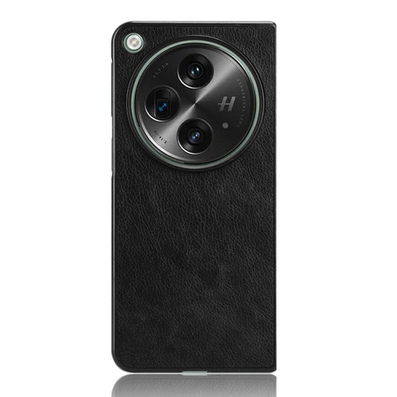 For OPPO Find N3 Litchi Texture Back Cover Phone Case(Black)