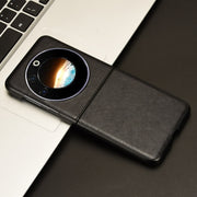For Tecno Phantom V Flip Litchi Texture Back Cover Phone Case(Black)