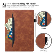 For Lenovo Xiaoxin Pad Pro 12.7 Splicing Shockproof Leather Tablet Case(Brown)