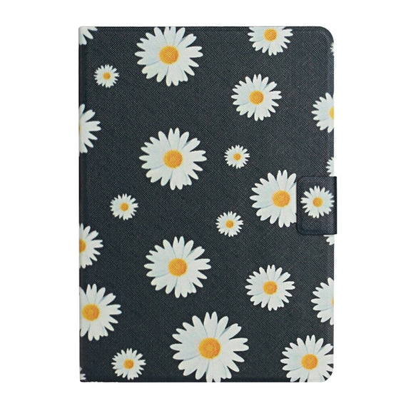 For Samsung Galaxy Tab A9+ Flower Pattern Horizontal Flip PU Tablet Case with Sleep / Wake-up Function(Small Daisies)