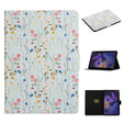 For Samsung Galaxy Tab A9+ Flower Pattern Horizontal Flip PU Tablet Case with Sleep / Wake-up Function(Small Floral) - Galaxy Tab A9 by PMC TechLife | Online Shopping South Africa | PMC TechLife