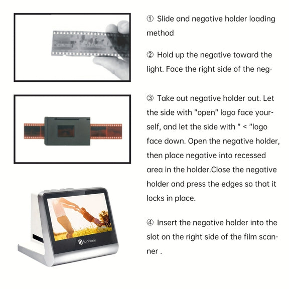 Tonivent TON170 22 Mega Pixels 5 inch HD Screen Film Scanner(US Plug)
