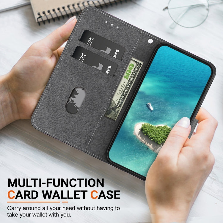 For Google Pixel 9 Pro Crystal Texture Colored Drawing Leather Phone Case(Plum Bossom)