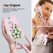 For Google Pixel 9 Pro Crystal Texture Colored Drawing Leather Phone Case(Lily)