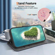 For Google Pixel 9 Crystal Texture Colored Drawing Leather Phone Case(Cherry Blossoms)