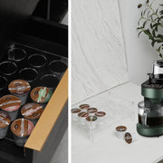 2pcs YX037 Coffee Capsule Display Rack Coffee Bag Organizer