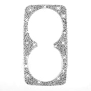 For Ford Mustang Mach E 2021 Car Rear Seat Cup Holder Frame Diamond Decorative Sticker
