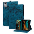 For Lenovo Tab K11 Plus / M11 Plus Cartoon Sakura Cat Embossed Leather Tablet Case(Blue) - Lenovo by PMC TechLife | Online Shopping South Africa | PMC TechLife | Buy Now Pay Later Mobicred
